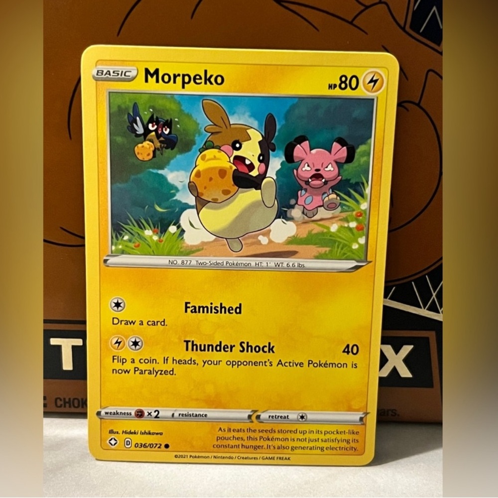 Morpeko 36/72 Pokémon TCG Shining Fates